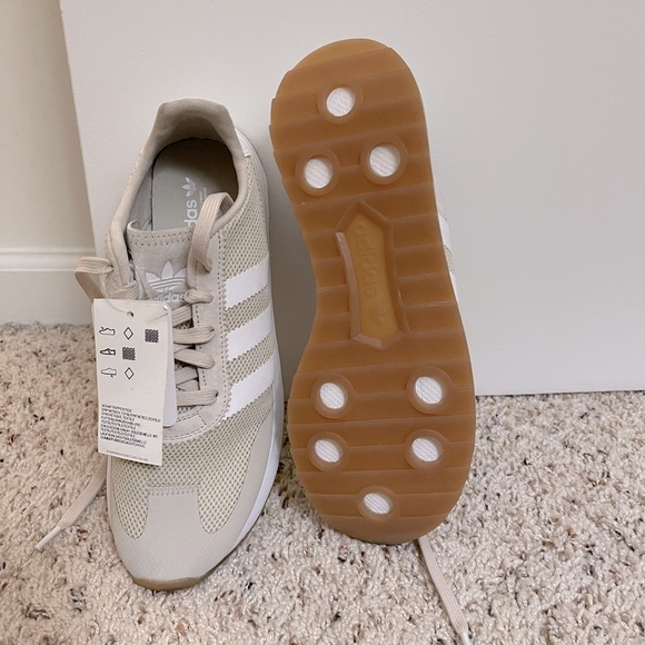 adidas Shoes - Adidas cream and white Sneakers. NEW W/ TAGS! Neve been worn.